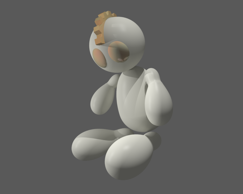 Gear Head Kid Rendered